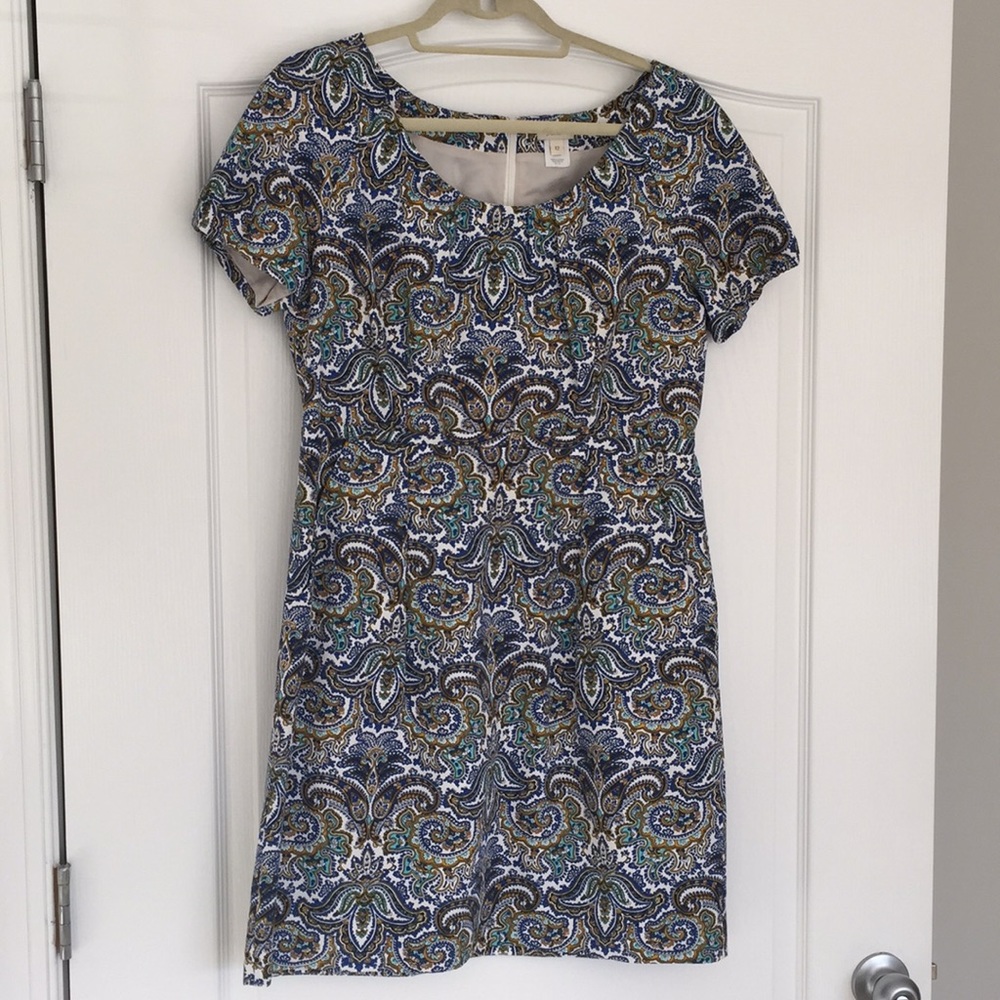 J Crew Paisley Dress